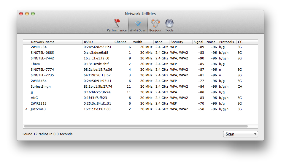 Wifi Scanner For Mac Os X